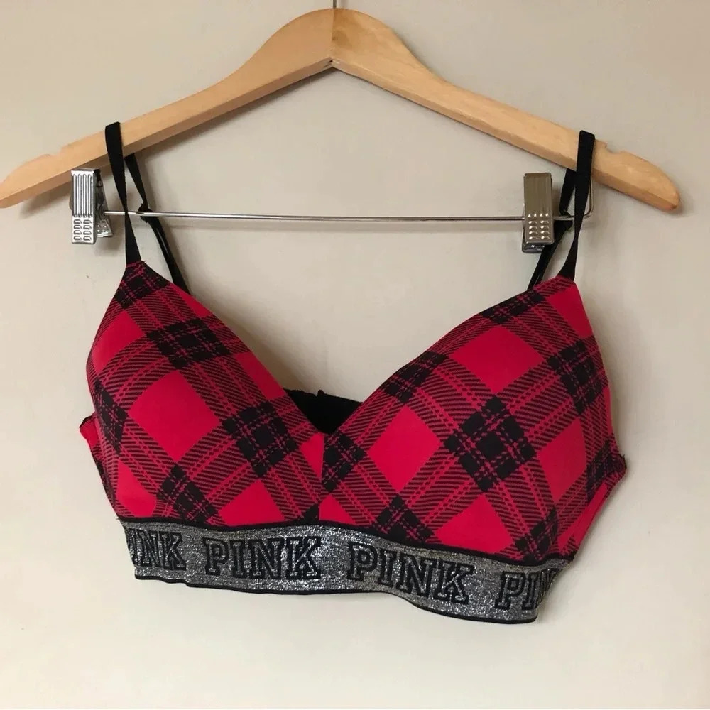 Victoria's Secret Pink Plaid Bra